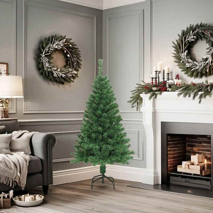 Artificial Christmas Tree With Thick Branches 150 Cm Pvc