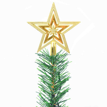 Artificial Pre-Lit Christmas Tree With Baubles Green 64 Cm