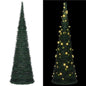 Pop-Up String Artificial Pre-Lit Christmas Tree Green 150 Cm