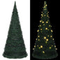 Pop-Up String Artificial Pre-Lit Christmas Tree Green 150 Cm