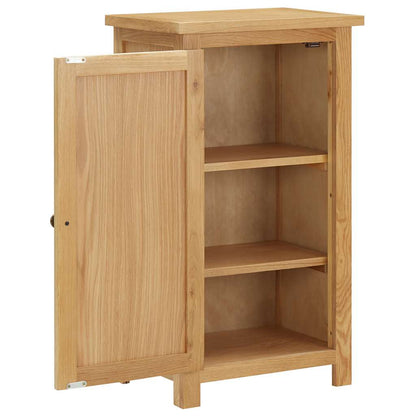 Cupboard 45X32X85 Cm Solid Oak Wood