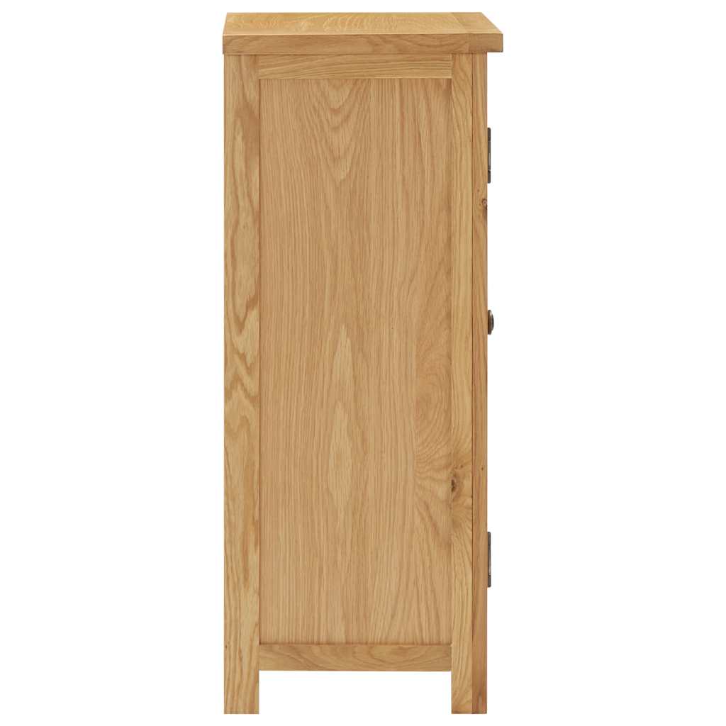 Cupboard 45X32X85 Cm Solid Oak Wood