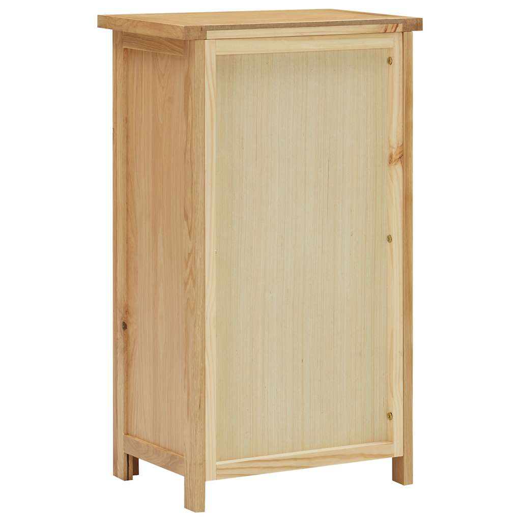 Cupboard 45X32X85 Cm Solid Oak Wood