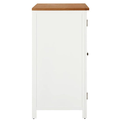 Wardrobe 76X52X105 Cm Solid Oak Wood