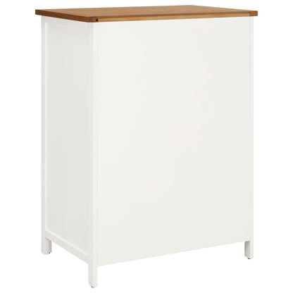 Wardrobe 76X52X105 Cm Solid Oak Wood