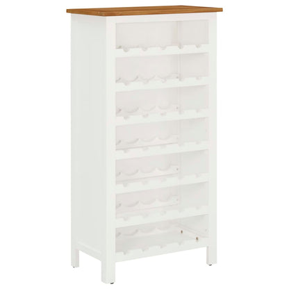 Wine Cabinet 56X32X110 Cm Solid Oak Wood