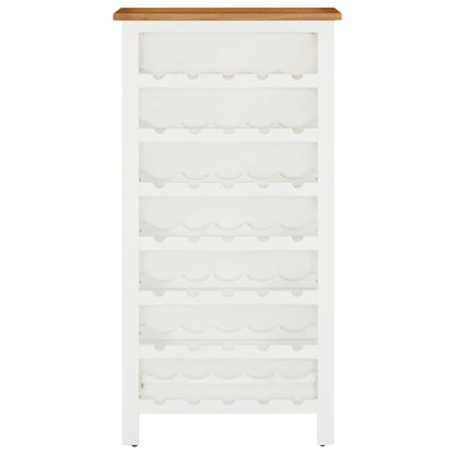 Wine Cabinet 56X32X110 Cm Solid Oak Wood