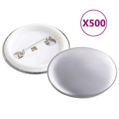 500 Pcs Pinback Button Parts