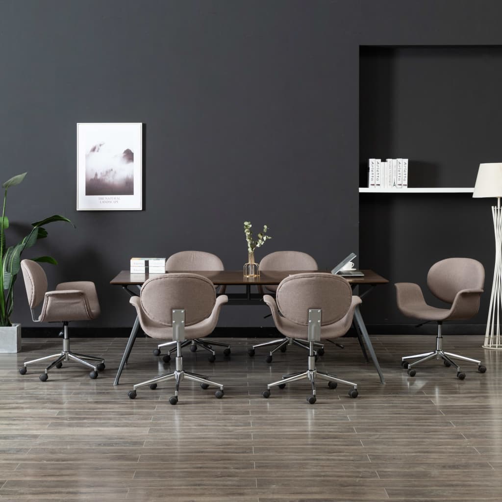 Swivel Dining Chair Faux Leather