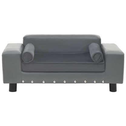 Dog Sofa 81X43X31 Cm Plush And Faux Leather