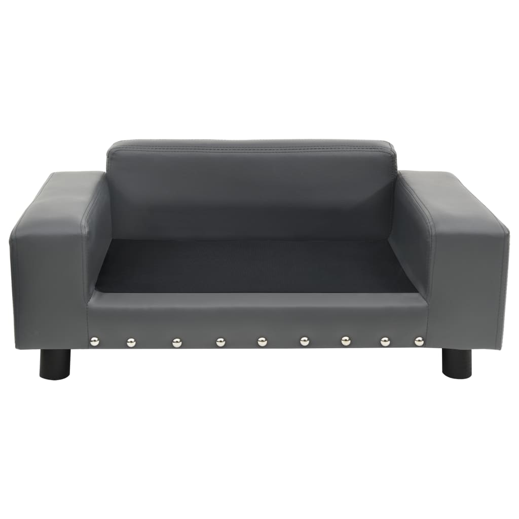 Dog Sofa 81X43X31 Cm Plush And Faux Leather
