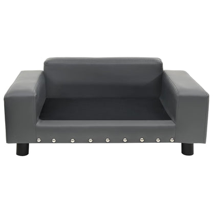 Dog Sofa 81X43X31 Cm Plush And Faux Leather