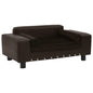 Dog Sofa 81X43X31 Cm Plush And Faux Leather