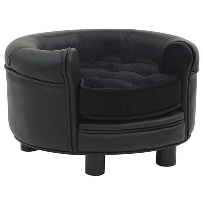 Dog Sofa 48X48X32 Cm Plush And Faux Leather