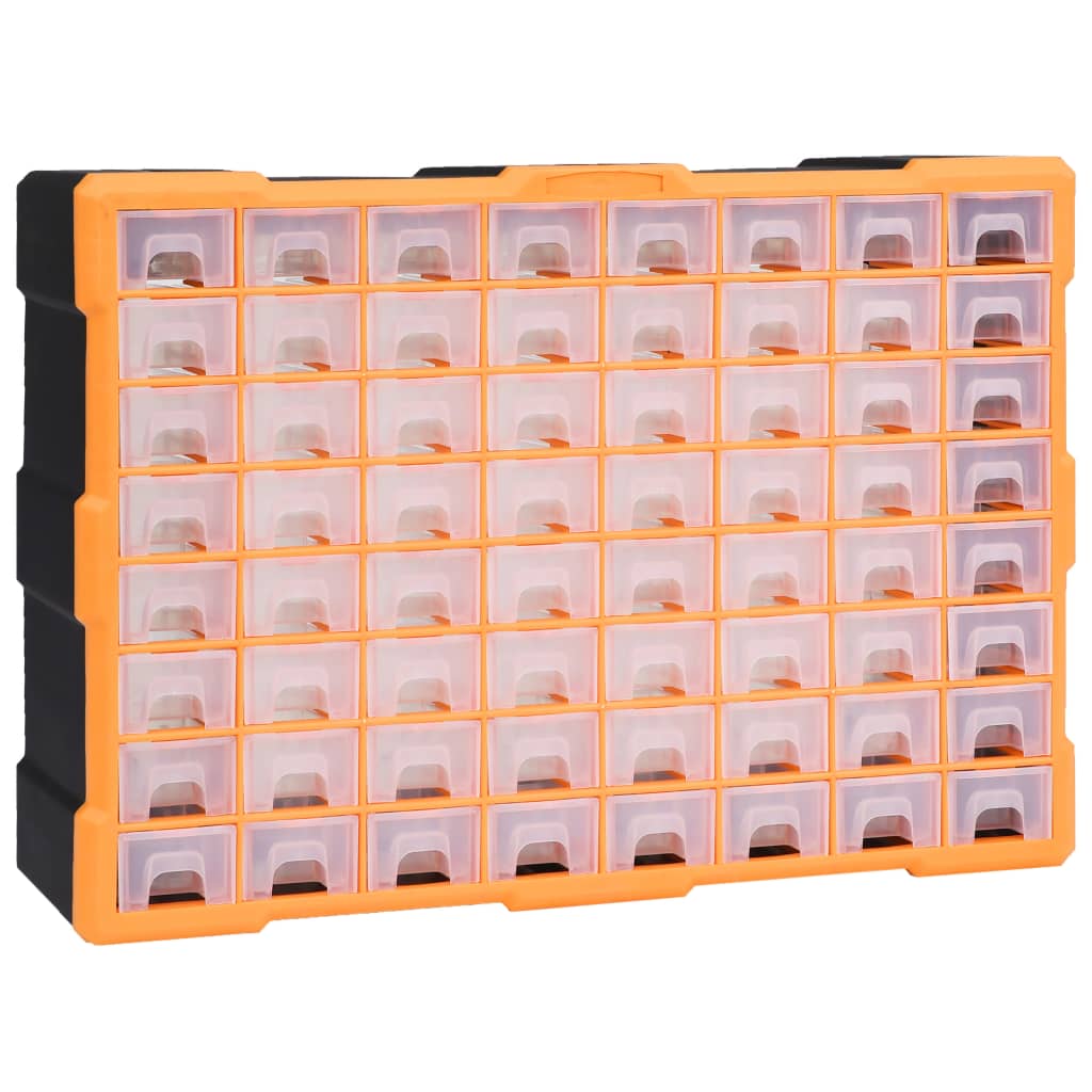 Multi-Drawer Organiser With 52X16X37.5 Cm