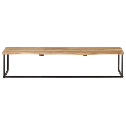 Peg With Live Edge 100X35X22 Cm Solid Acacia Wood