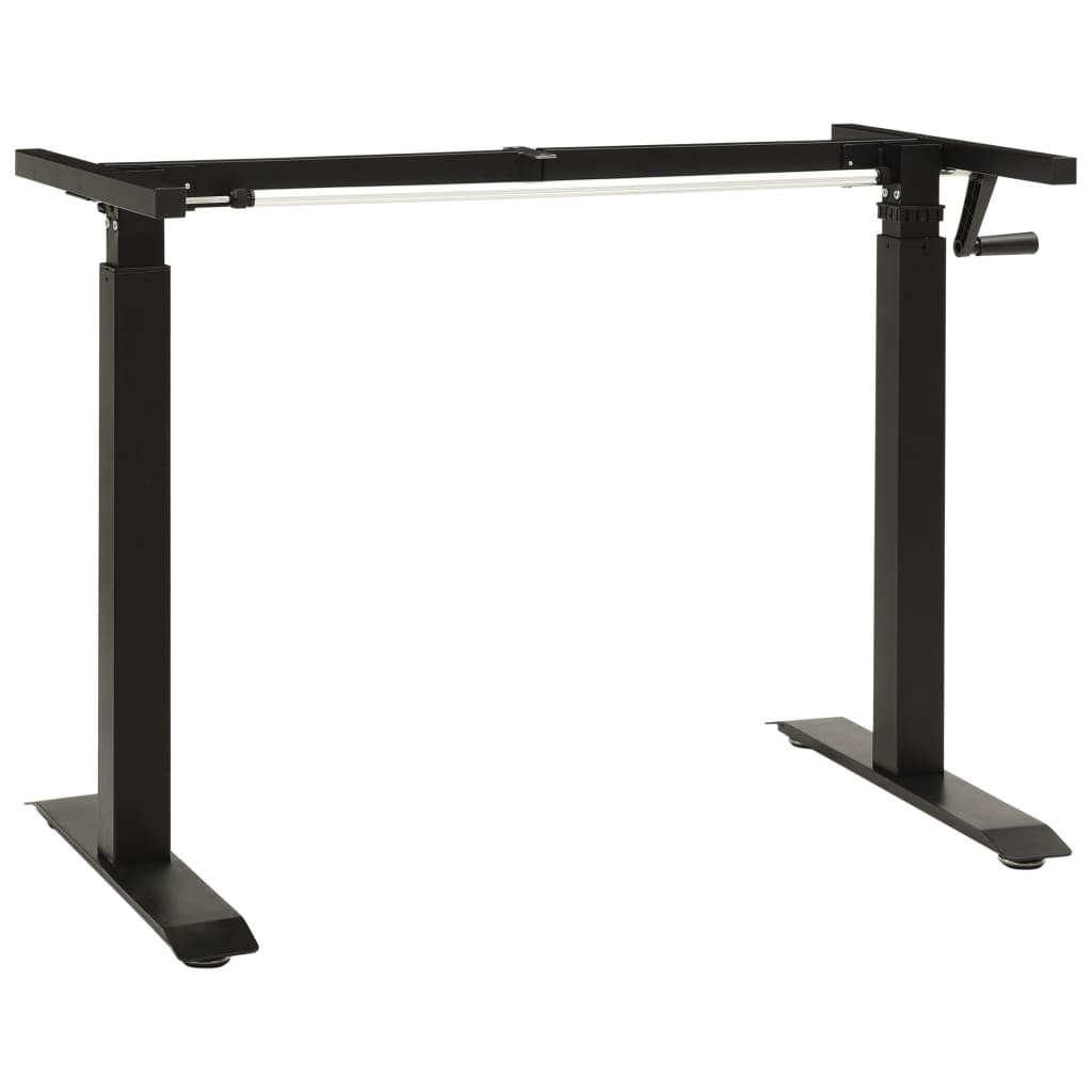 Manual Height Adjustable Standing Desk Frame Hand Crank