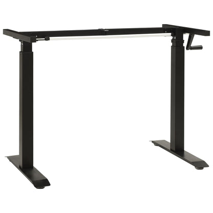 Manual Height Adjustable Standing Desk Frame Hand Crank