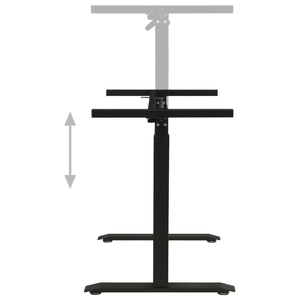 Manual Height Adjustable Standing Desk Frame Hand Crank
