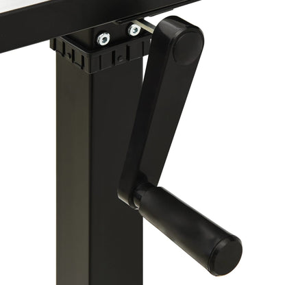 Manual Height Adjustable Standing Desk Frame Hand Crank