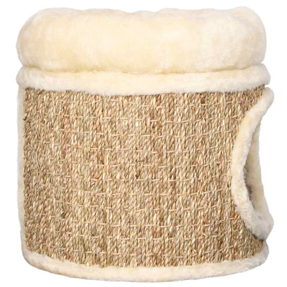 Cat House With Luxury Cushion 33 Cm Seagrass