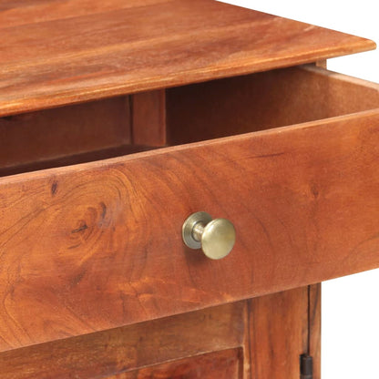 Sideboard 135X35X75 Cm Solid Acacia Wood