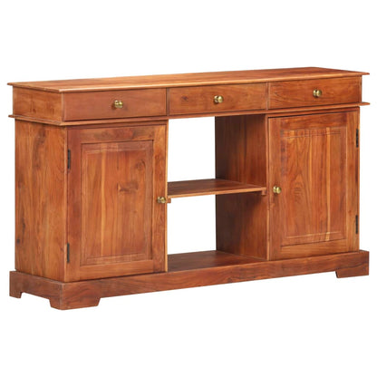 Sideboard 135X35X75 Cm Solid Acacia Wood