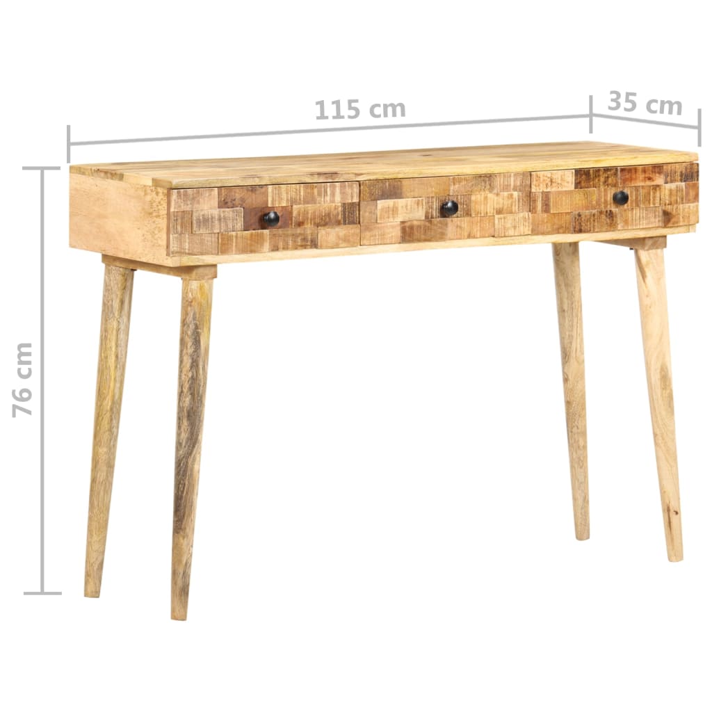Console Table Solid Mango Wood