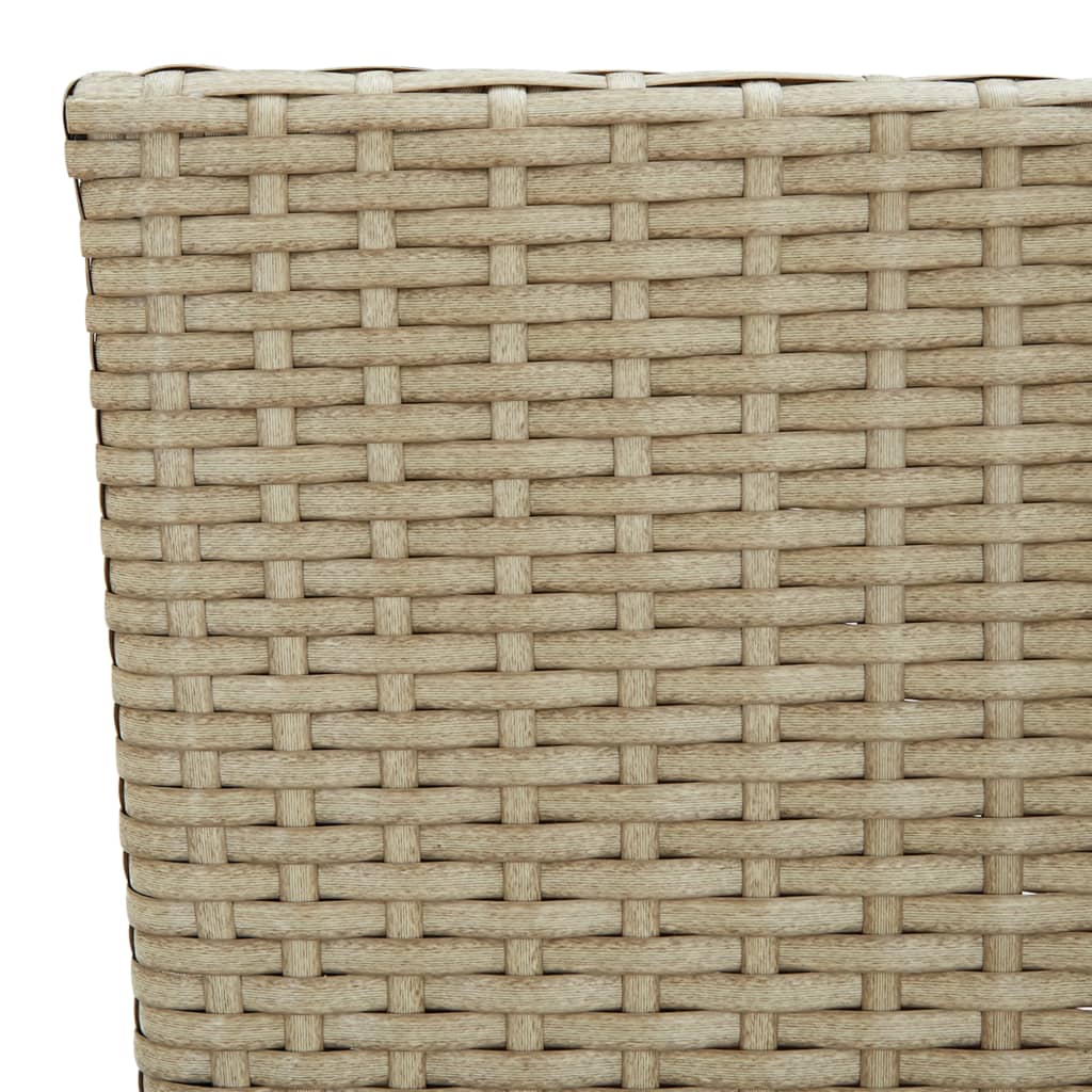 Garden Dining Chairs 2 Pcs Poly Rattan