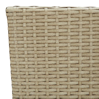 Garden Dining Chairs 2 Pcs Poly Rattan