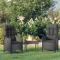 Outdoor Chairs 2 Pcs Poly Rattan