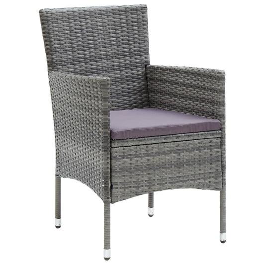 Garden Dining Chairs 4 Pcs Poly Rattan