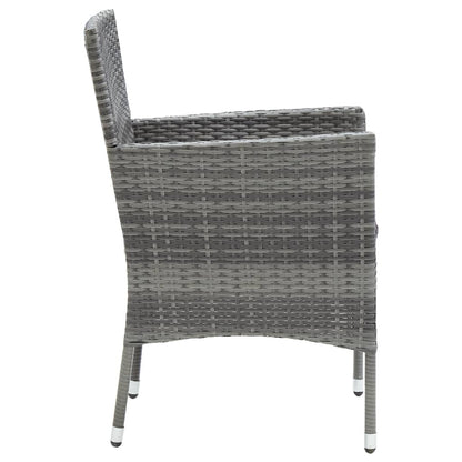 Garden Dining Chairs 4 Pcs Poly Rattan