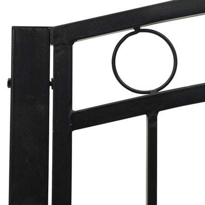 Garden Bench With A Table 125 Cm Steel
