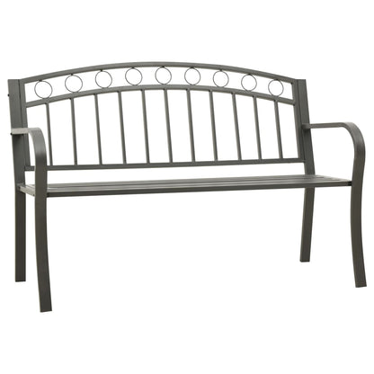 Garden Bench With A Table 125 Cm Steel