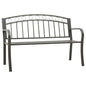 Garden Bench With A Table 125 Cm Steel