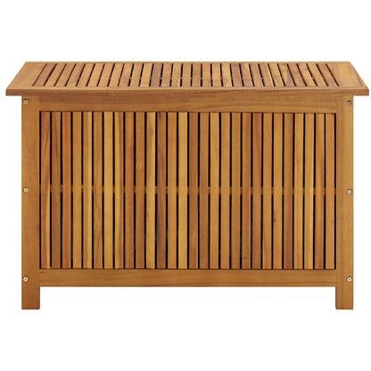 Garden Storage Box Solid Acacia Wood