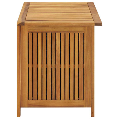 Garden Storage Box Solid Acacia Wood