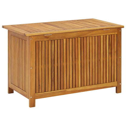 Garden Storage Box Solid Acacia Wood