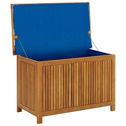 Garden Storage Box Solid Acacia Wood