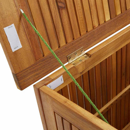 Garden Storage Box Solid Acacia Wood