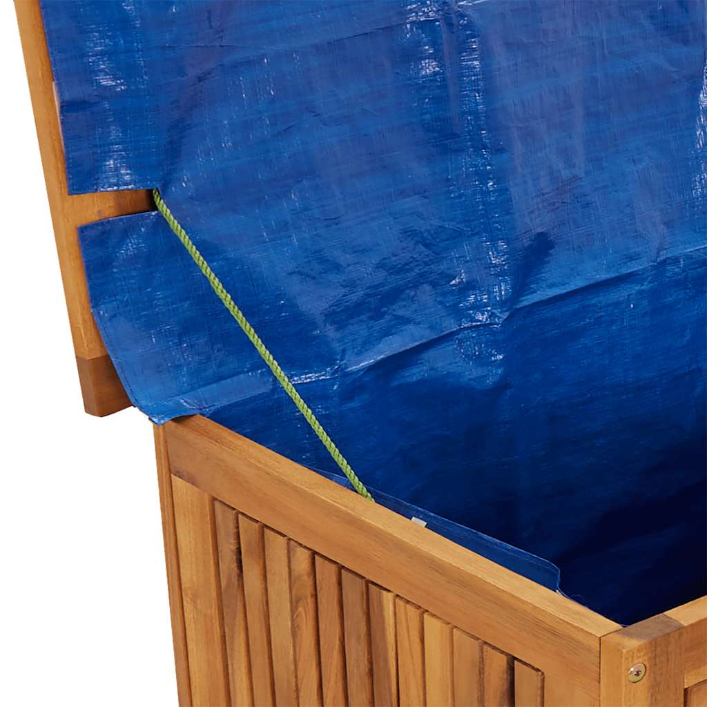Garden Storage Box Solid Acacia Wood