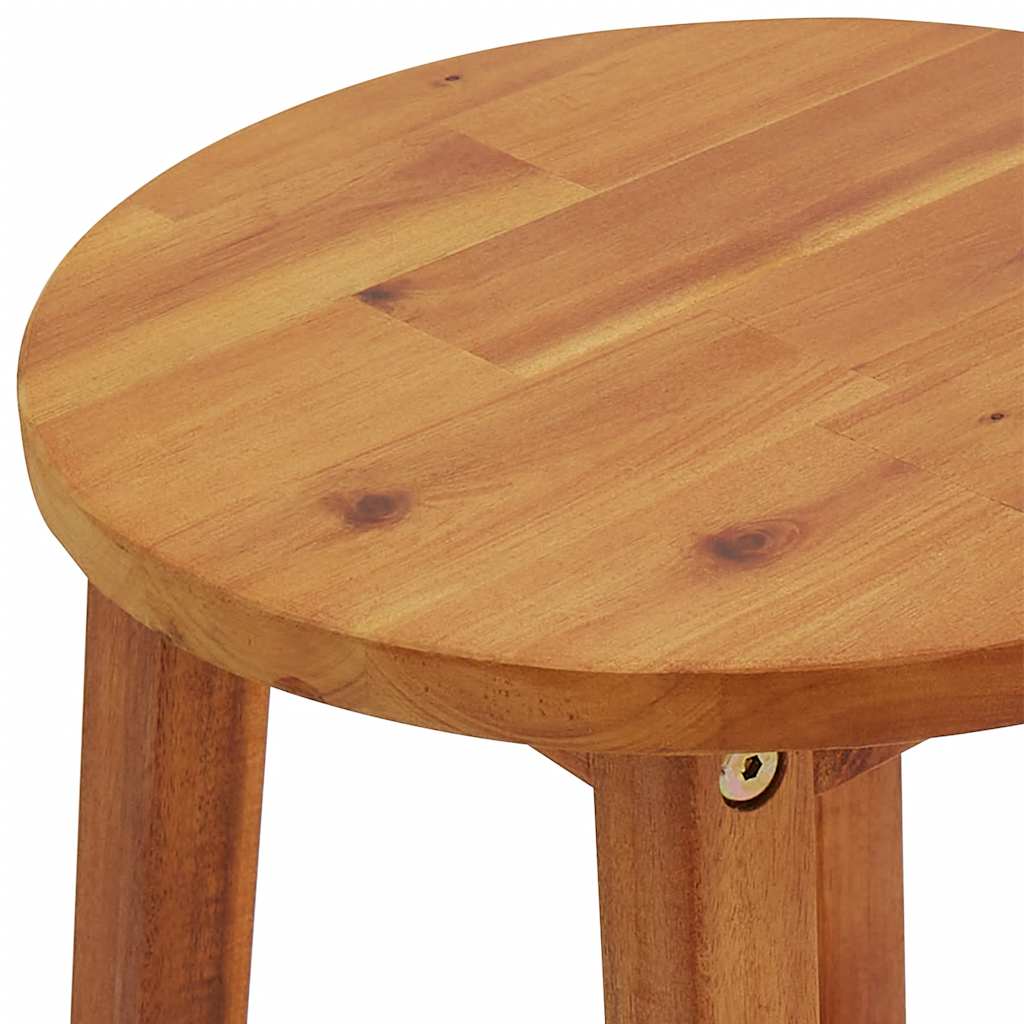 Bar Stools 4 Pcs Solid Acacia Wood