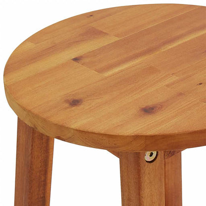 Bar Stools 4 Pcs Solid Acacia Wood