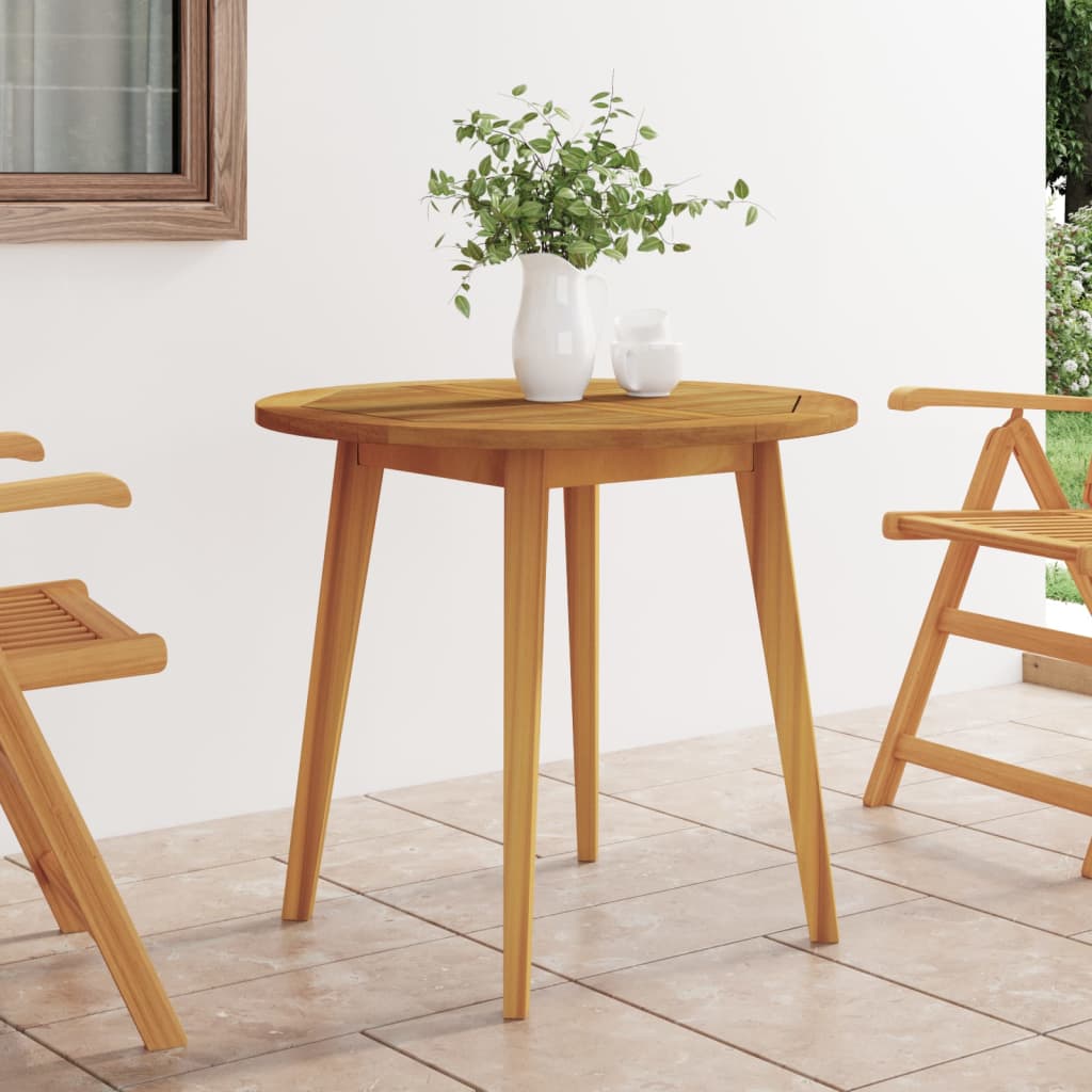 Garden Table Solid Wood Acacia