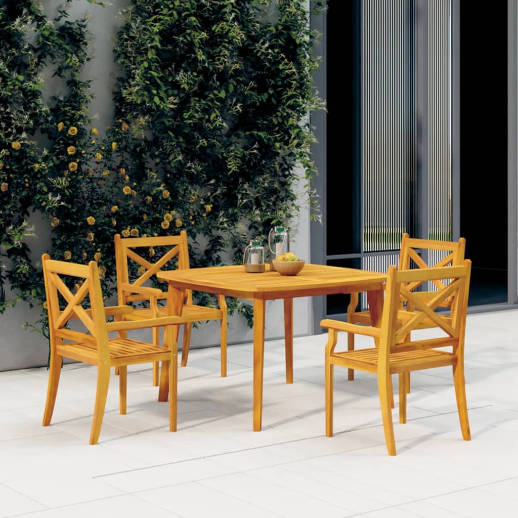Garden Table Solid Wood Acacia