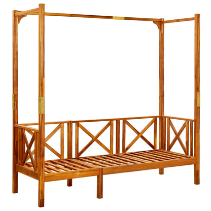 Garden Bench With Canopy Solid Acacia Wood