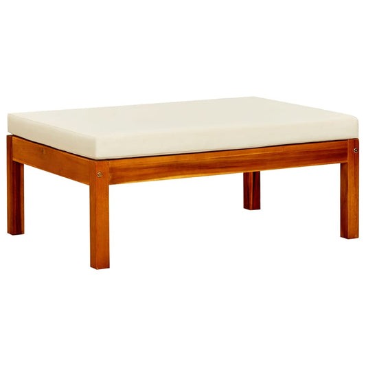 Garden Footrests 2 Pcs Solid Acacia Wood