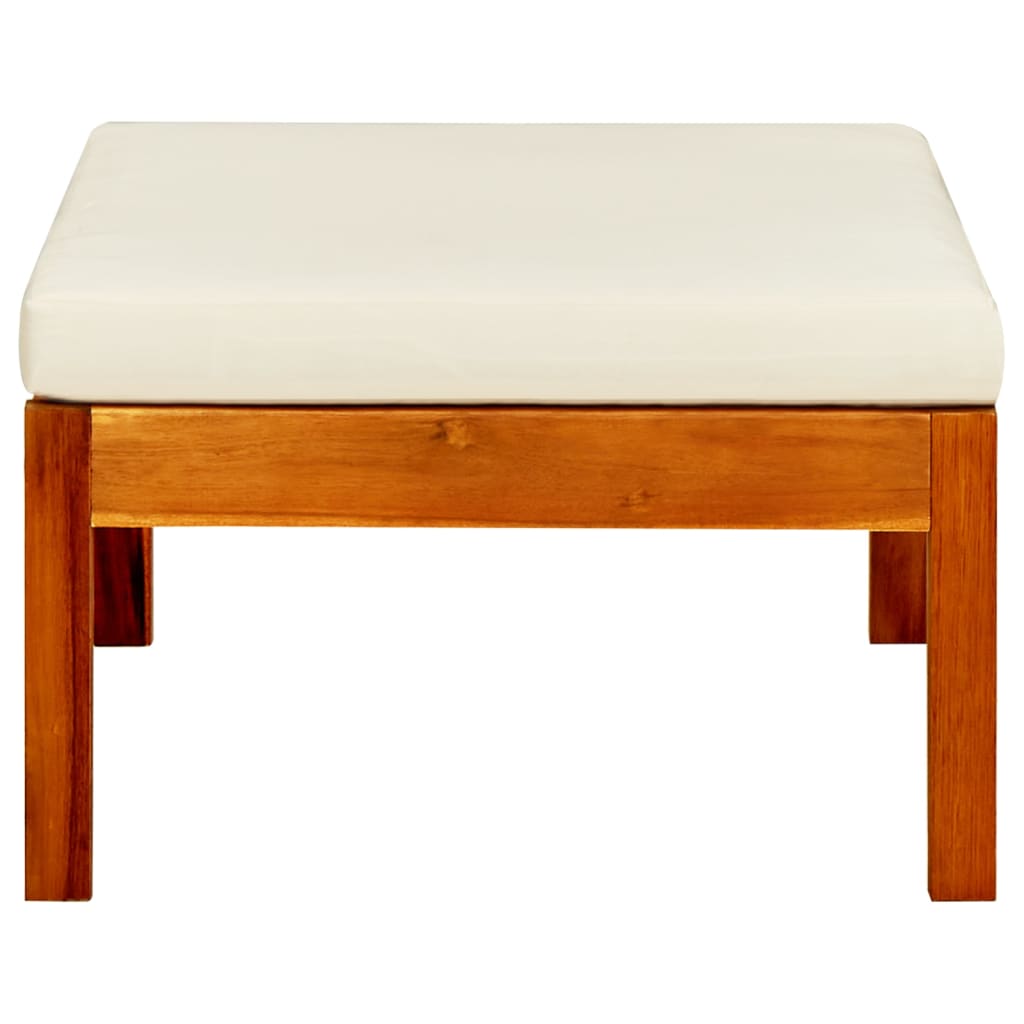 Garden Footrests 2 Pcs Solid Acacia Wood