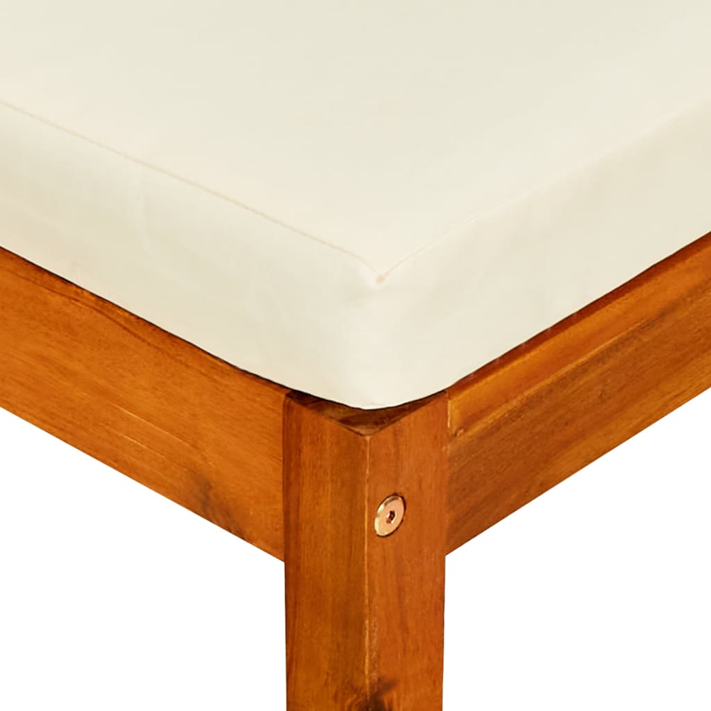 Garden Footrests 2 Pcs Solid Acacia Wood